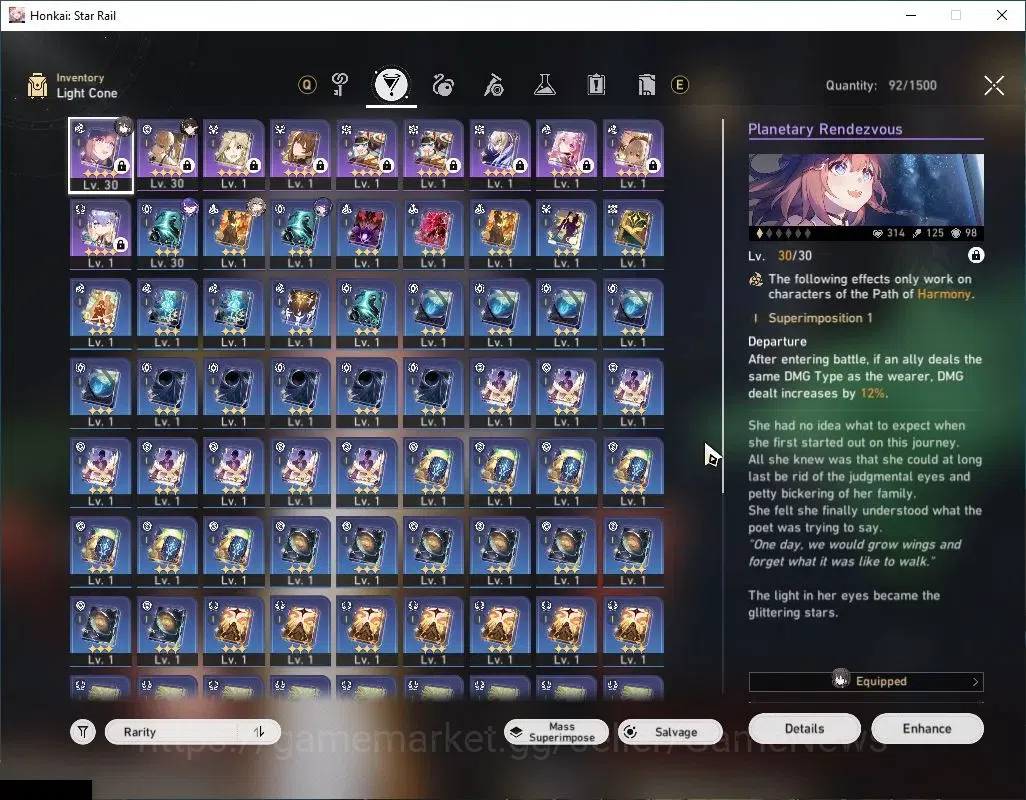 Honkai Star Rail Accounts Asia|TL 21|1 Golden Companion Spirit|3 Limited|Ach image 5