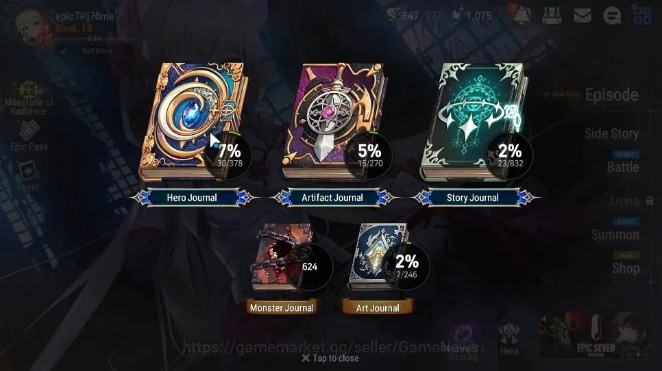 Epic Seven Accounts GLOBAL Unverif|New Era|2 ML(Salome, LW Peira)+Roan image 3