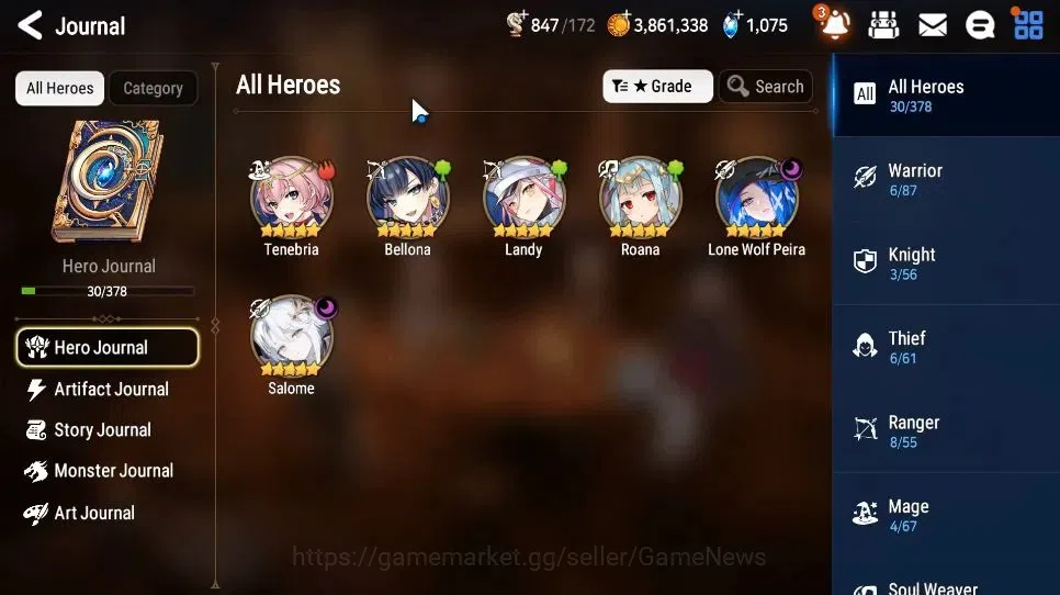 Epic Seven Accounts GLOBAL Unverif|New Era|2 ML(Salome, LW Peira)+Roan image 4