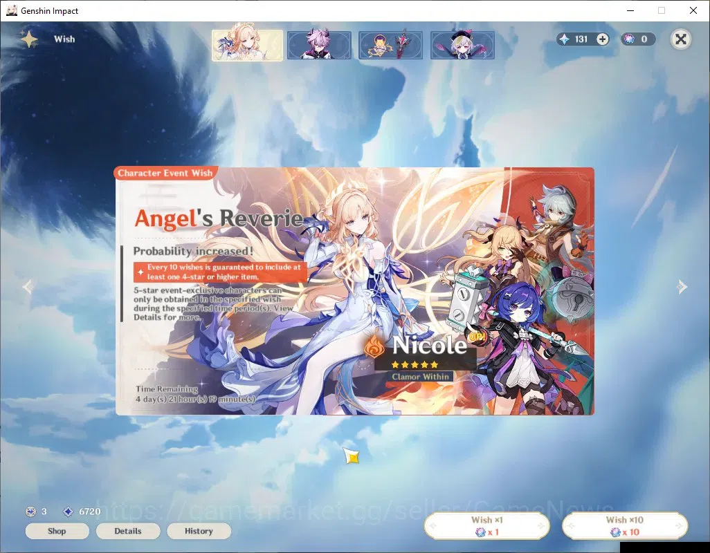 Genshin Impact Accounts ASIA|AR 55|BD Unset|1 Limited + 1 (*5Weap)|Nicole  image 11