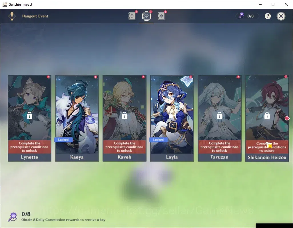 Genshin Impact Accounts ASIA|AR 55|BD Unset|1 Limited + 1 (*5Weap)|Nicole  image 18
