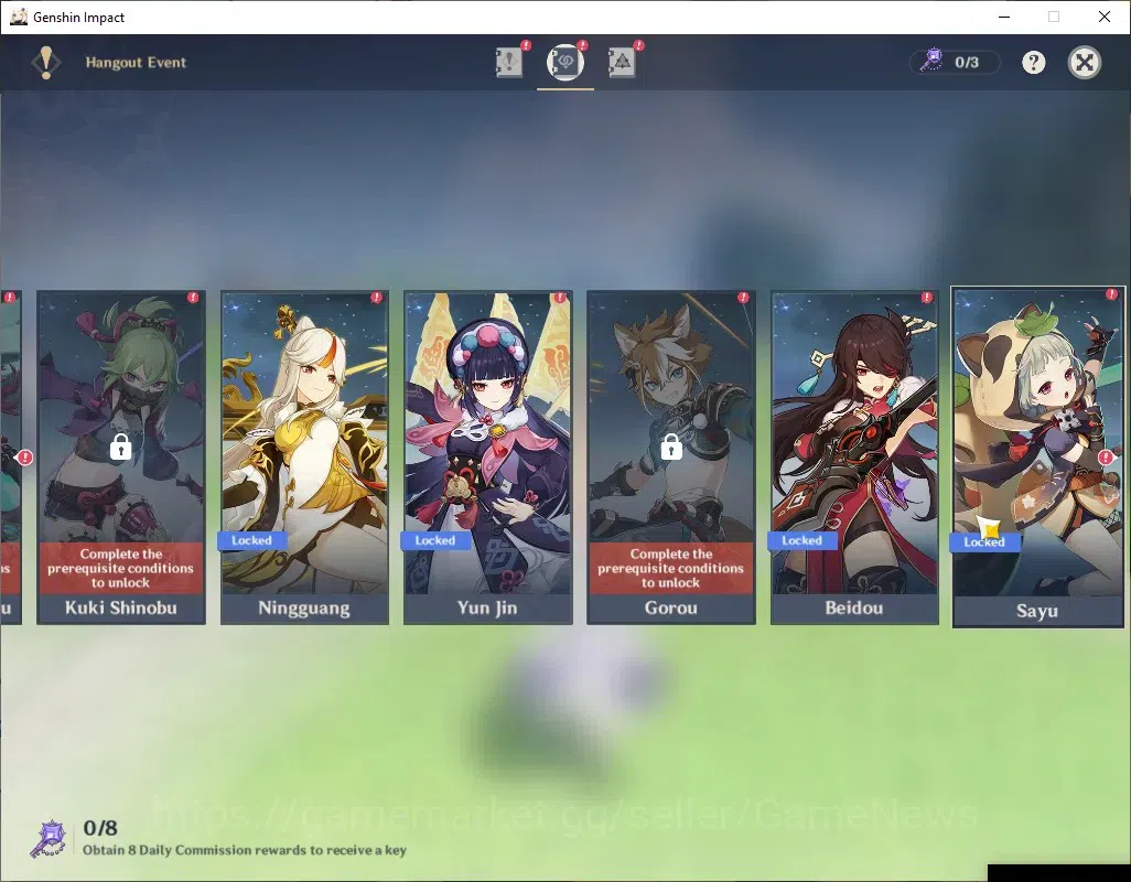 Genshin Impact Accounts ASIA|AR 55|BD Unset|1 Limited + 1 (*5Weap)|Nicole  image 19