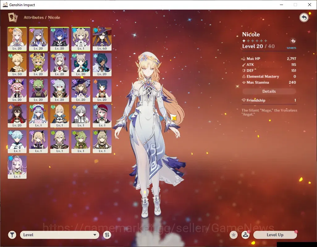 Genshin Impact Accounts ASIA|AR 55|BD Unset|1 Limited + 1 (*5Weap)|Nicole  image 3