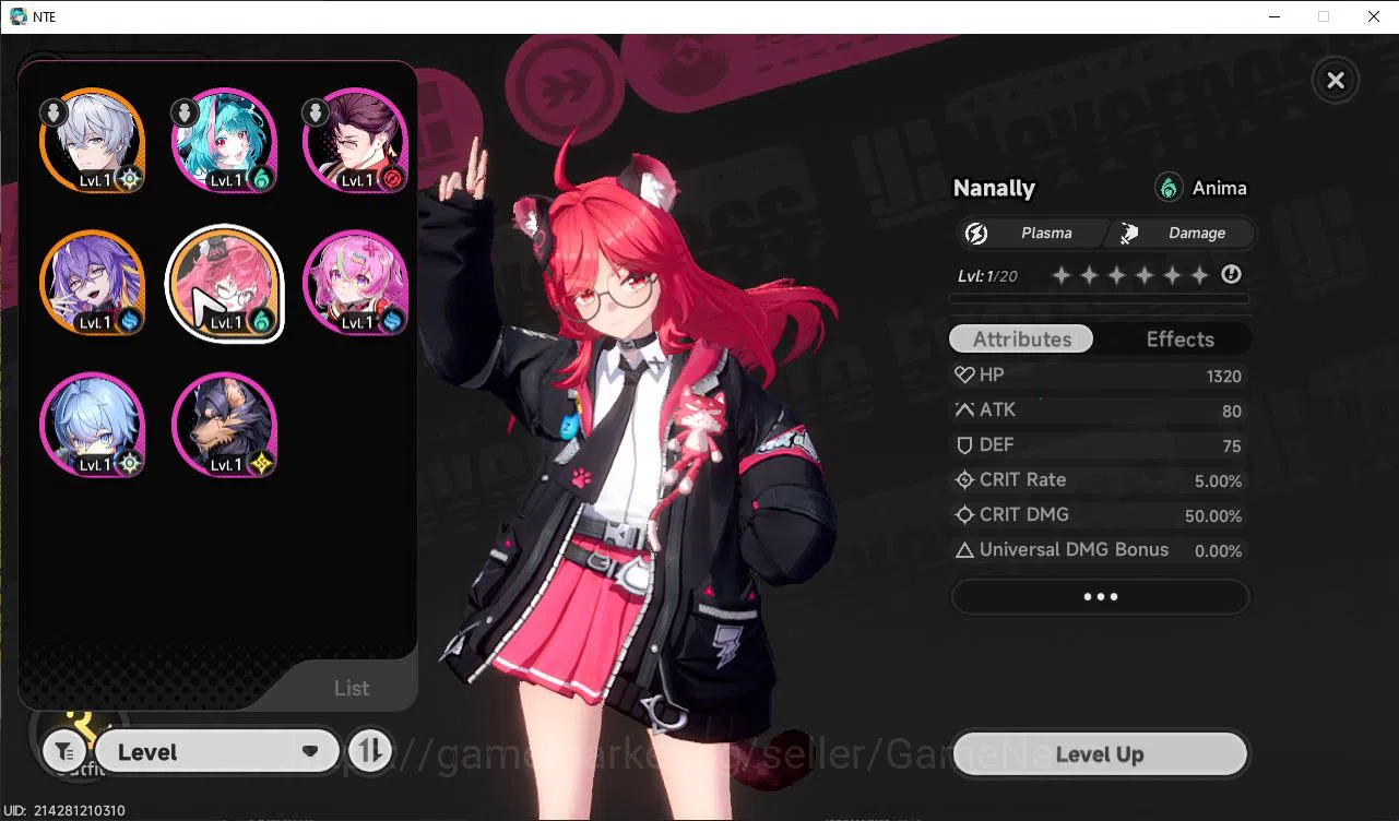 Neverness to Everness Accounts GLOBAL EU|HL 3| 2 SSR Limited [Nanally,Fadia] & 5  image 3