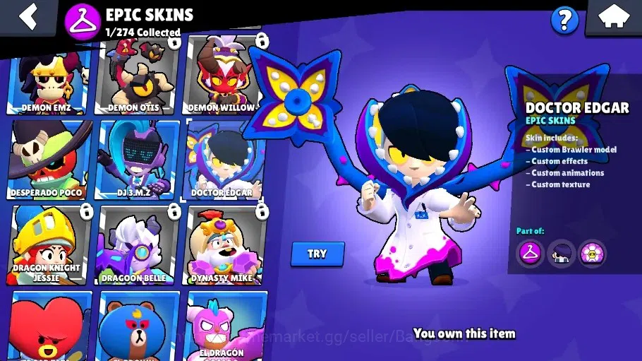 Brawl Stars Accounts Global | 1000 Thropy|16 Brawler|3 Max Hypercharge( image 10