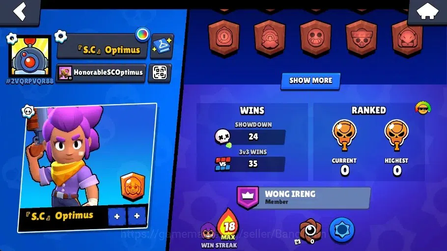 Brawl Stars Accounts Global | 1000 Thropy|16 Brawler|3 Max Hypercharge( image 3