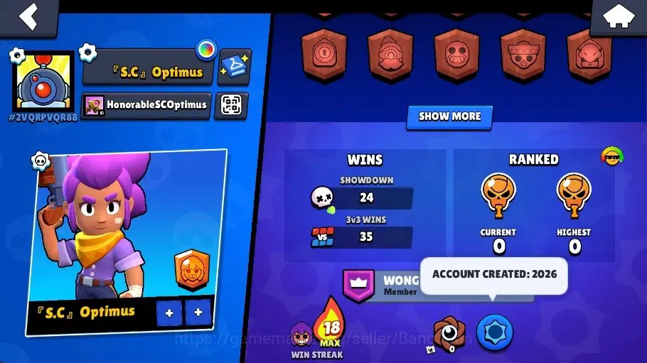 Brawl Stars Accounts Global | 1000 Thropy|16 Brawler|3 Max Hypercharge( image 4