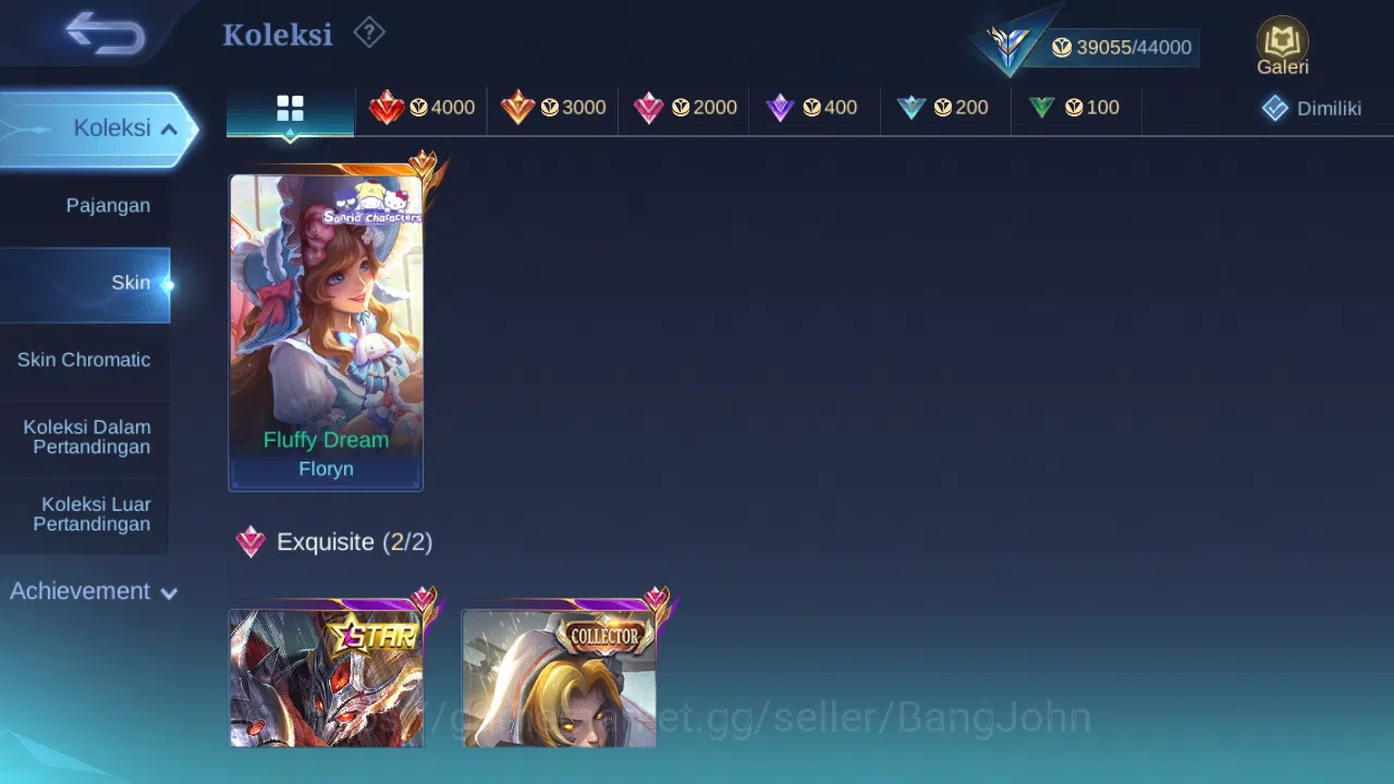 Mobile Legends: Bang Bang Accounts Others Hero 115 Skin 195 | Annual Hayabusa | Sanrio Floryn | CC Natalia | Dtamer Kimmy 2