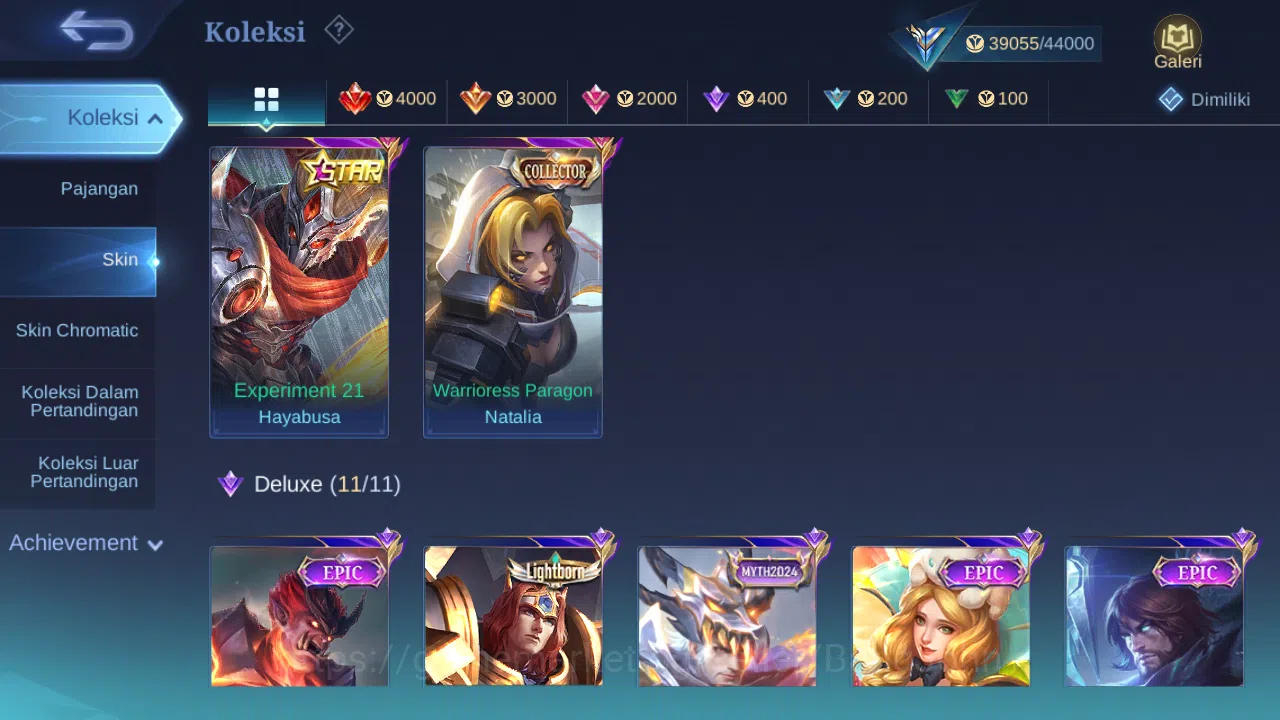 Mobile Legends: Bang Bang Accounts Others Hero 115 Skin 195 | Annual Hayabusa | Sanrio Floryn | CC Natalia | Dtamer Kimmy 3