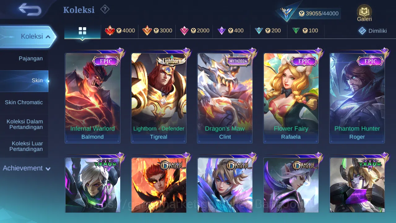 Mobile Legends: Bang Bang Accounts Others Hero 115 Skin 195 | Annual Hayabusa | Sanrio Floryn | CC Natalia | Dtamer Kimmy 4