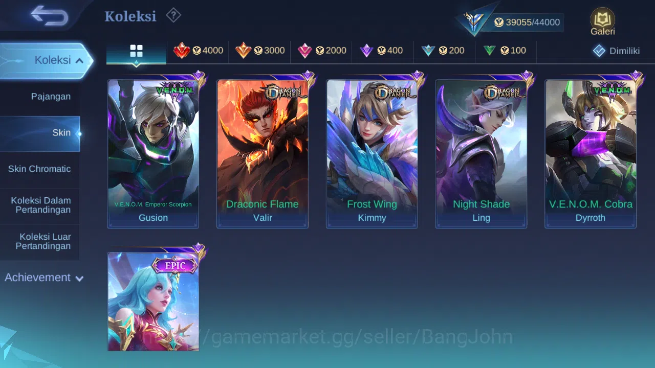 Mobile Legends: Bang Bang Accounts Others Hero 115 Skin 195 | Annual Hayabusa | Sanrio Floryn | CC Natalia | Dtamer Kimmy 5