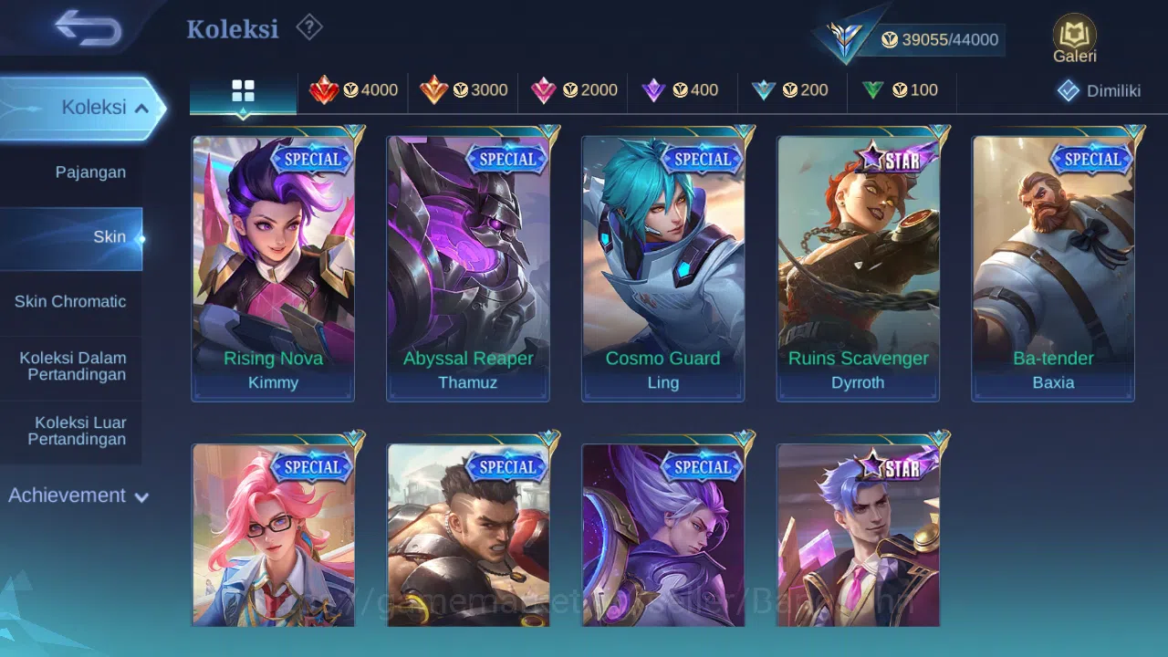 Mobile Legends: Bang Bang Accounts Others Hero 115 Skin 195 | Annual Hayabusa | Sanrio Floryn | CC Natalia | Dtamer Kimmy 9