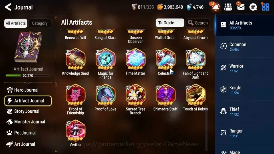 Epic Seven Accounts Mid-Tier ASIA UNVERIF|19 ML(Salome,LOTScales,GRas,BArunka)+PFbyblis,Setsuka|AUTO W Hunt|SPD 291 13