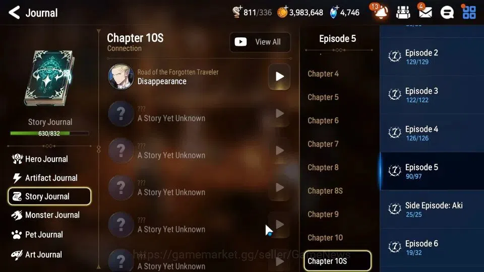 Epic Seven Accounts Mid-Tier ASIA UNVERIF|19 ML(Salome,LOTScales,GRas,BArunka)+PFbyblis,Setsuka|AUTO W Hunt|SPD 291 14