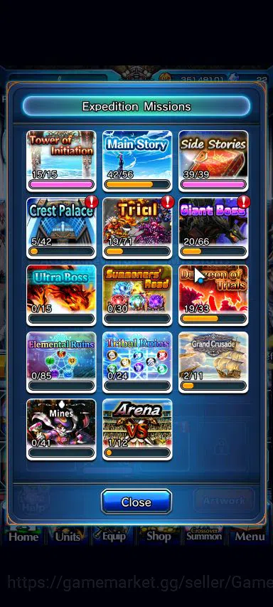 Grand Summoners Accounts Global|Rank 91|Mono Light + 22 Ascend|[Emiya,Sayak image 4