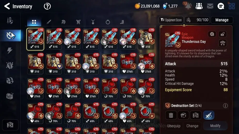 Epic Seven Accounts GLOBAL UnVerif|New Era|5 ML (SN Yulha,Rhiana&Lucel image 19