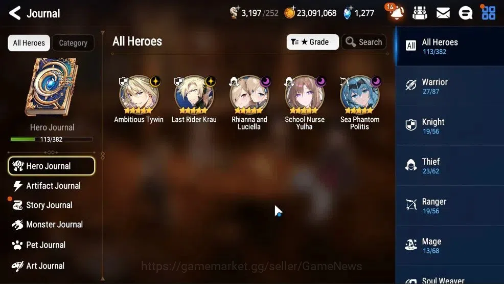 Epic Seven Accounts GLOBAL UnVerif|New Era|5 ML (SN Yulha,Rhiana&Lucel image 5