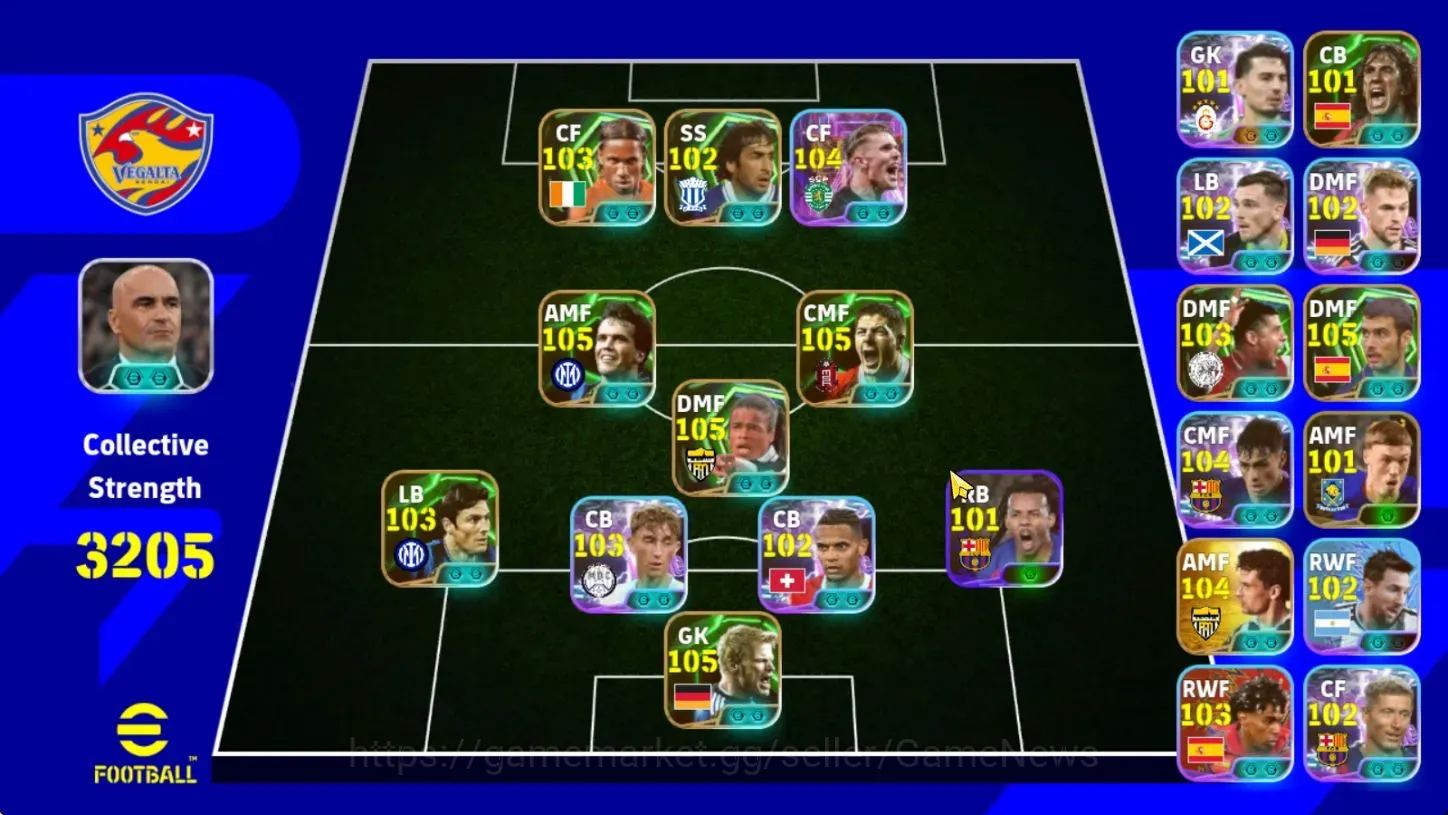 eFootball Accounts Legends & Iconic Players Android|Epic Lothar Matthaus,Steven Gerrard,Edgar Davids,Oliver Kahn,Pep 1