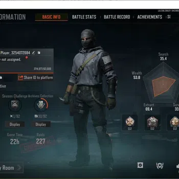 Arena Breakout High Value MOBILE|LVL30 SV 27,3 M|CV 26 M|SK WEAPON=SQUIRE VS image 1
