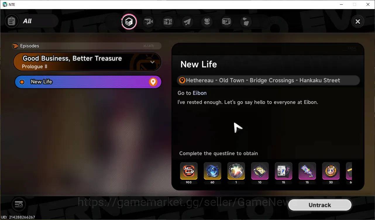Neverness to Everness Accounts GLOBAL NA |HL 5|1 Limited S-Class|Shinku + Signature|3 Selector On|Underboss Glider|Male 10