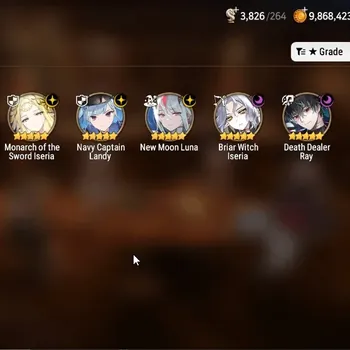 Epic Seven Accounts High-End GLOBAL UnVerif|NewEra|6 ML (NM Luna,BW Iseria,MoS Iseria Etc)+Haru,AS Flan,Vildred,Ivana