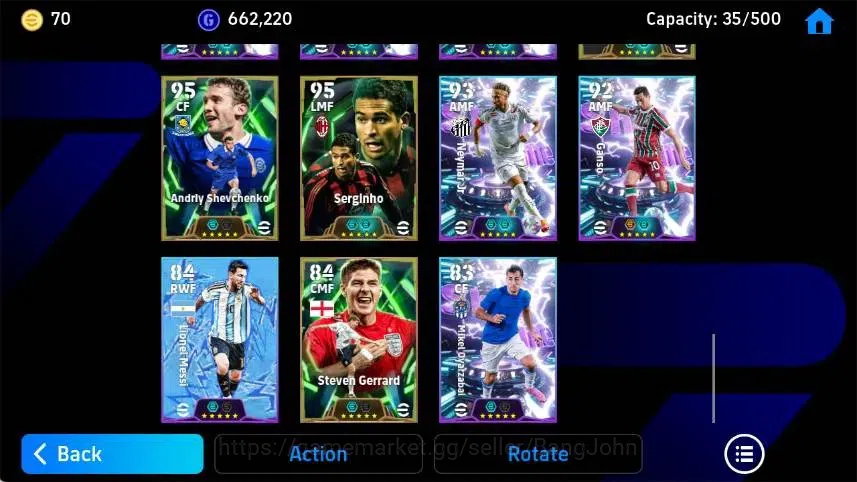 eFootball Accounts Mobile|PW 3197|Alessandro Del Piero Epic,Marcelo E image 7
