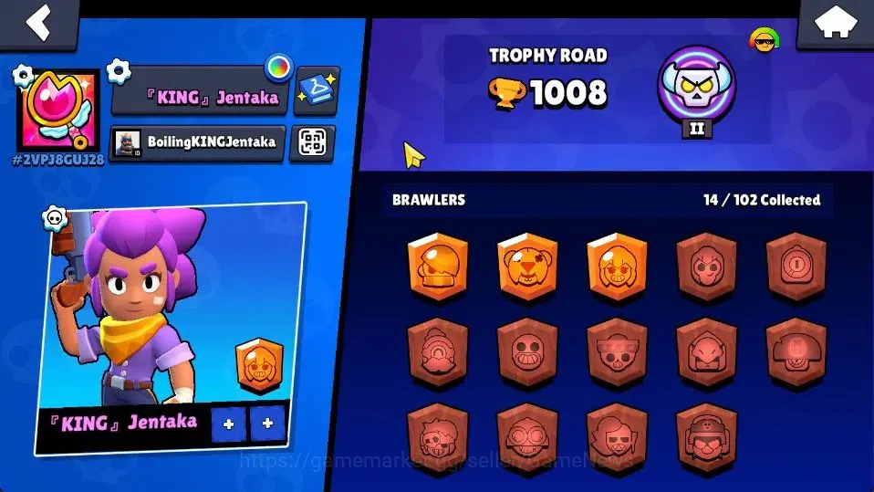 Brawl Stars Accounts 1008 Trophy|14 Brawlers 2 Max Lvl [Nita,Shelly]|5  image 10