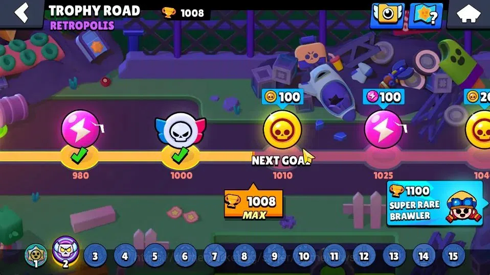 Brawl Stars Accounts 1008 Trophy|14 Brawlers 2 Max Lvl [Nita,Shelly]|5  image 11