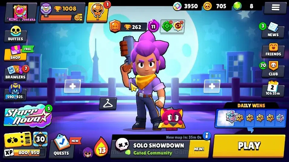 Brawl Stars Accounts 1008 Trophy|14 Brawlers 2 Max Lvl [Nita,Shelly]|5  image 3