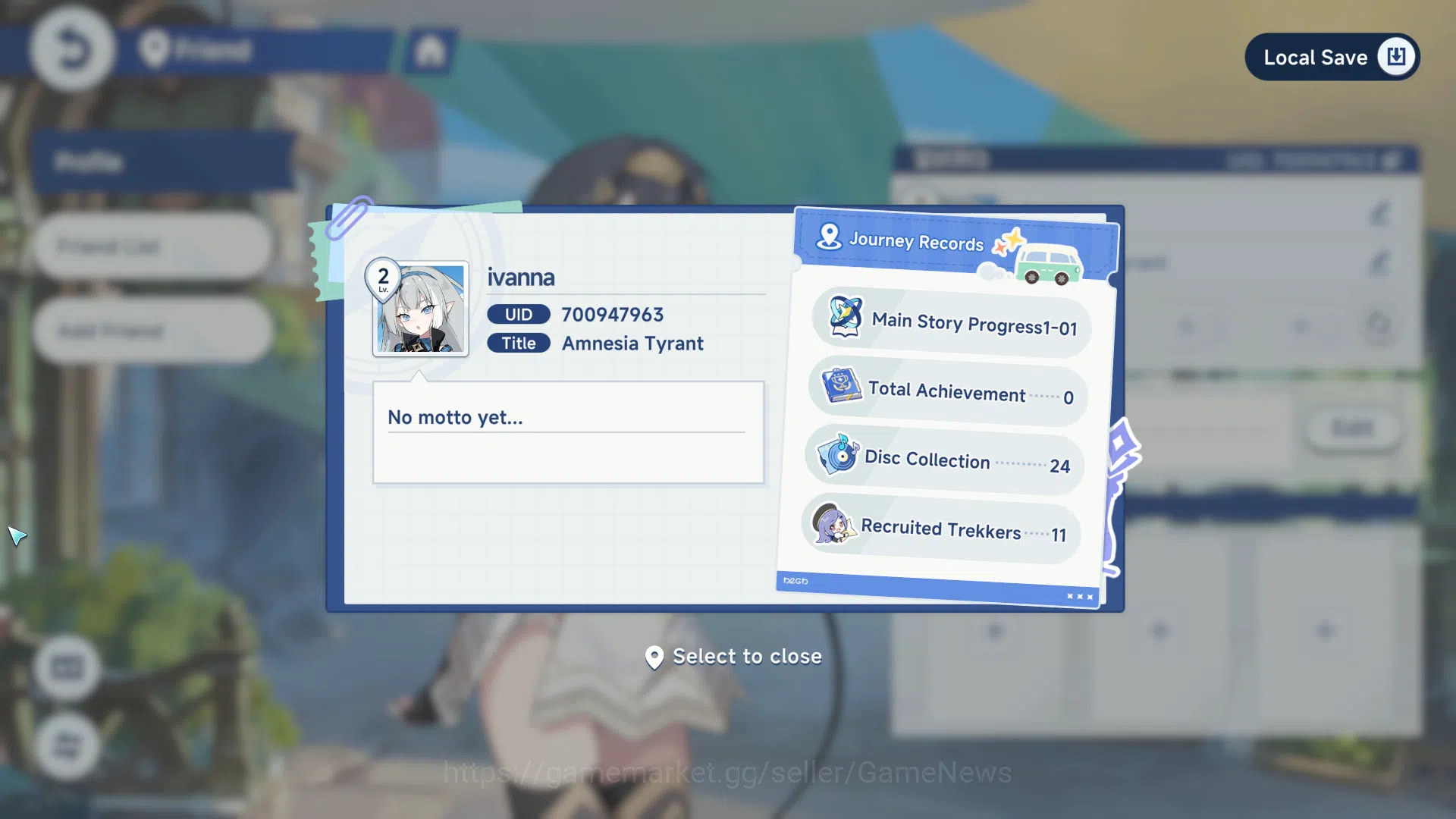 Stella Sora Accounts Global|Fresh Starter Chitose & Gerie T1 + 9 SR|Story 1-1|Log Yostar|Check SS(SSR724)