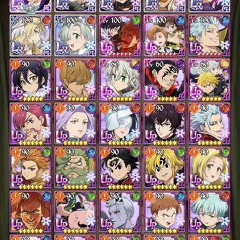 The Seven Deadly Sins: Grand Cross Accounts Midgame Asia CC 4M|Chapter 25|7LR+7UR: Nemesis Meli, Roxy, Brunhild