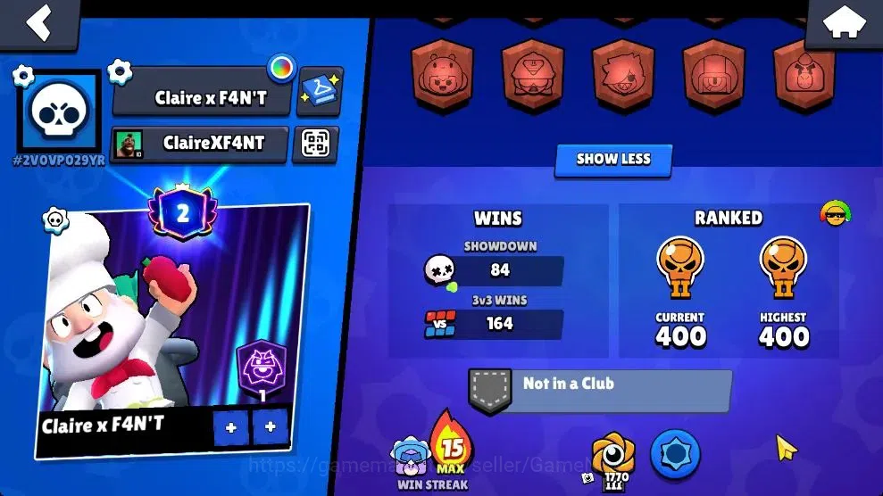 Brawl Stars Accounts 3344 Trophy|25 Brawlers 3 Max Lvl [Pierce,Dynamike image 4