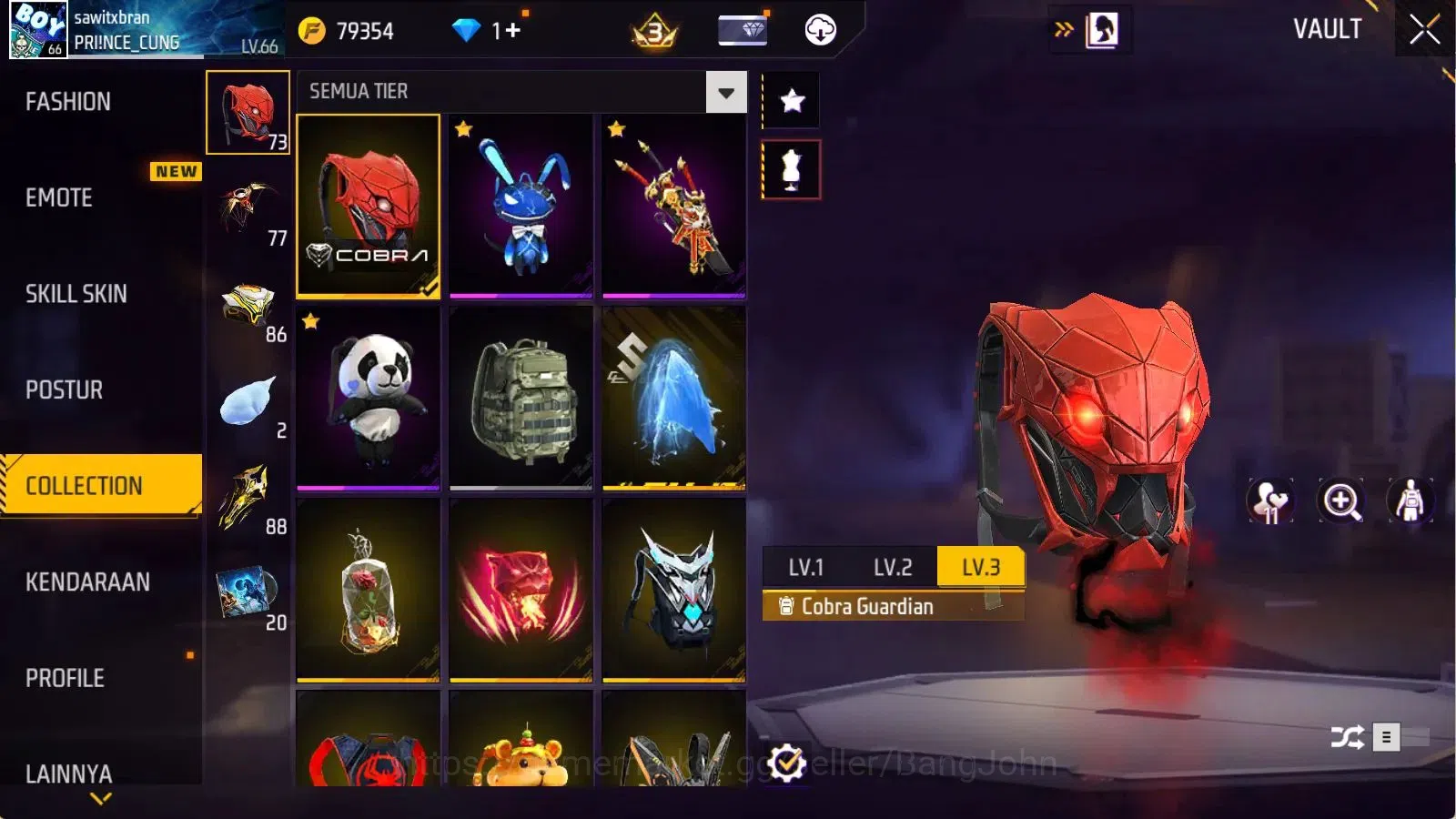 Free Fire Accounts Indonesia | Evo(MP40 Lvl7) | Vault 395 | Bundle Yu image 14