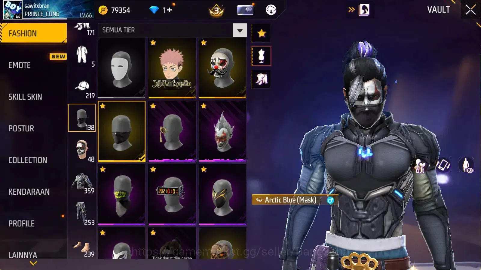 Free Fire Accounts Indonesia | Evo(MP40 Lvl7) | Vault 395 | Bundle Yu image 9
