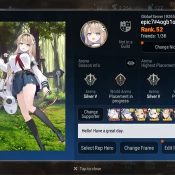 Epic Seven Accounts Starter Global Unverif |Starter|10 ML[NM Luna,Renoa,Salome,MOTS Iseria,S Taeyou,SE Celine,etc]|PoH