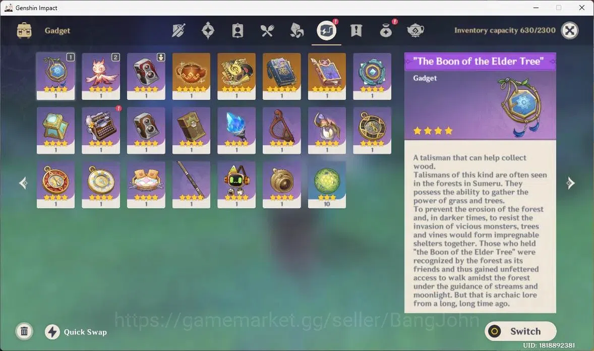 Genshin Impact Accounts ASIA | AR 56 | 5 Limited 5* char [Flins]+Sign,Furi image 6