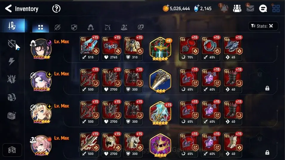 Epic Seven Accounts GLOBAL Unverif|New Era|2 ML(Rhiana&Luciel,LQ Charl image 13