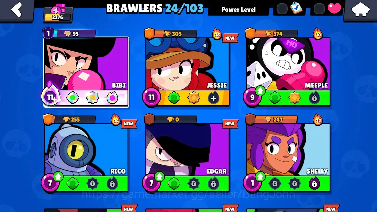 Brawl Stars Accounts Global | 2276 Thropy | 24 Brawlers - 2 Max Lvl.(Bi image 4