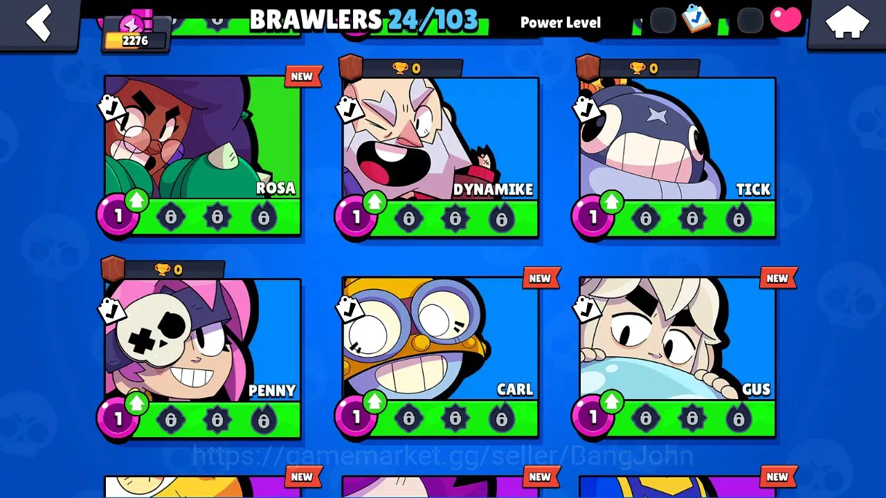 Brawl Stars Accounts Global | 2276 Thropy | 24 Brawlers - 2 Max Lvl.(Bi image 7