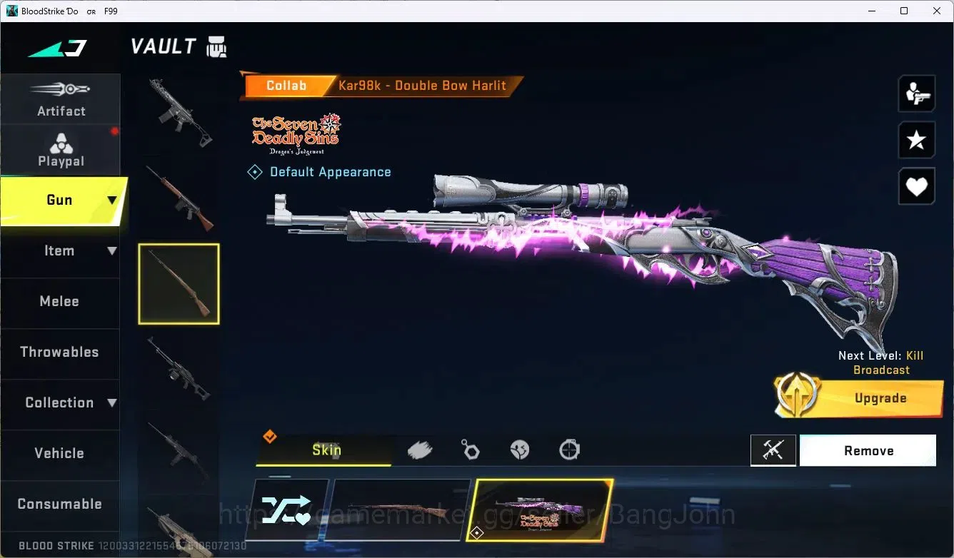 Blood Strike Accounts ASIA | 3 7DS: AK47,Kar98k,QBZ95|1 BLEACH: Ethan-By image 4