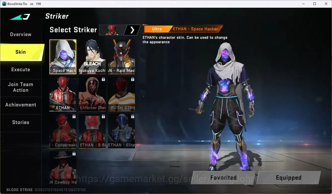 Blood Strike Accounts ASIA | 3 7DS: AK47,Kar98k,QBZ95|1 BLEACH: Ethan-By image 8
