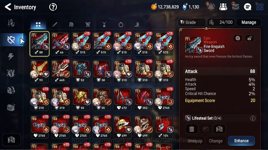 Epic Seven Accounts GLOBAL Unverif|New Era|4 ML(CLilias, TE Kayron, HL image 9