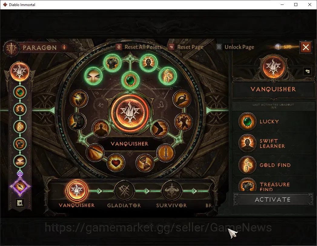 Diablo Immortal Accounts SEA - Verathiel|CS ON|Lv 60 (790)|Necromancer|CR 4 image 9