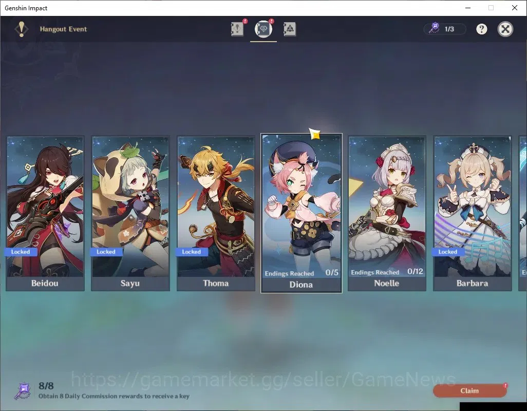 Genshin Impact Accounts ASIA|AR 55|7 Limited+2(*5Wep)|Skirk,HutaoC1,Citlal image 20