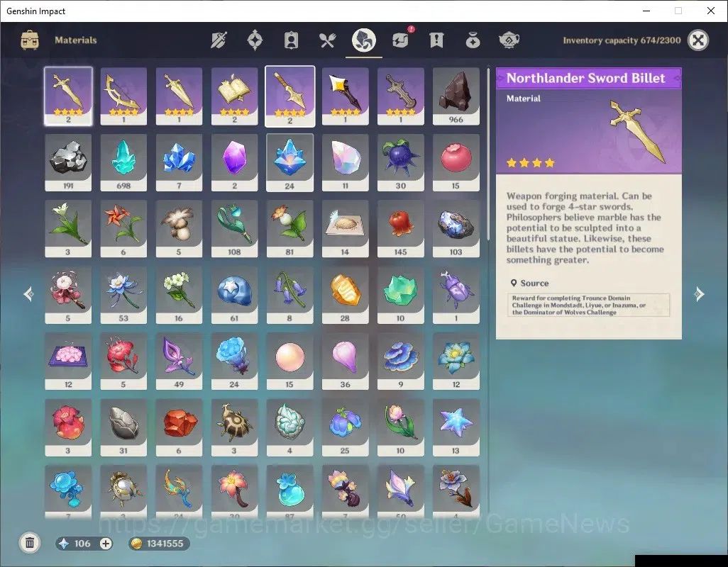 Genshin Impact Accounts ASIA|AR 55|7 Limited+2(*5Wep)|Skirk,HutaoC1,Citlal image 9