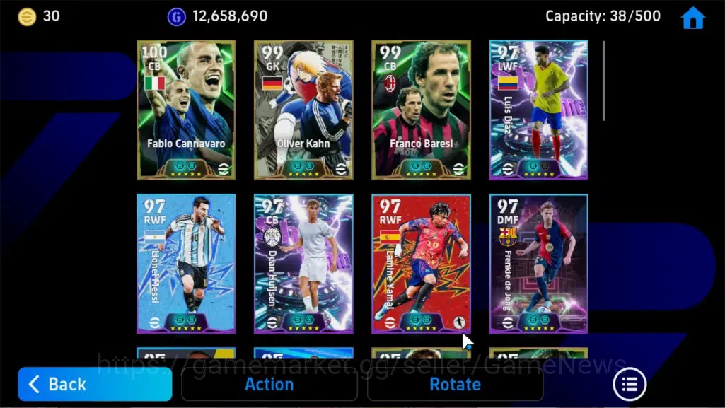 eFootball Accounts Android|Epic Oliver Kahn Captain Tsubasa,Fabio Can image 4