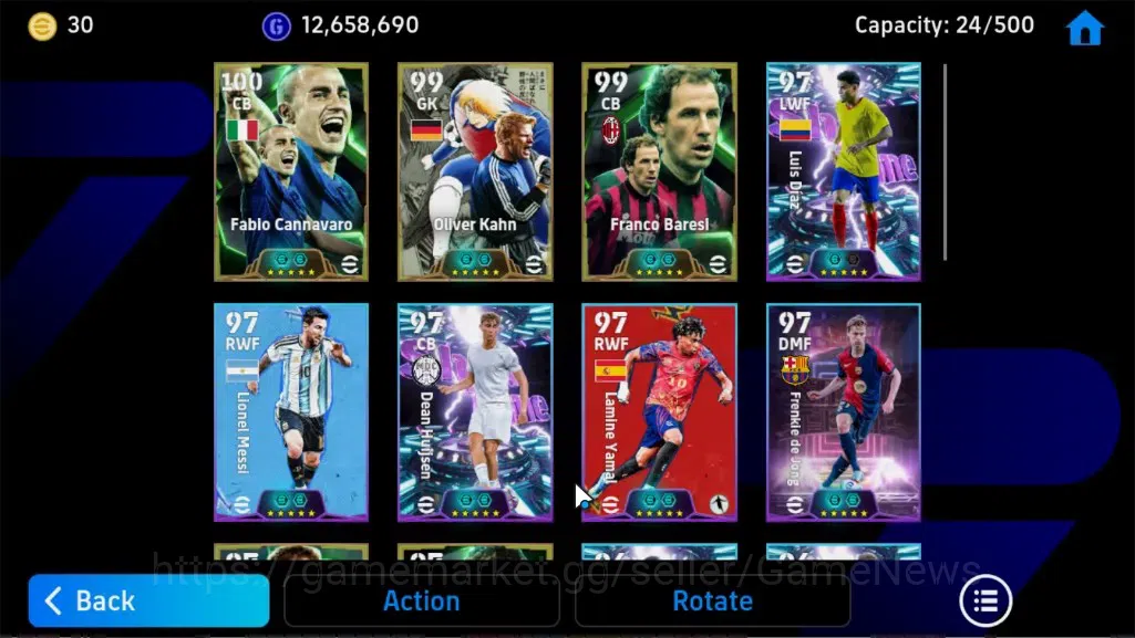 eFootball Accounts Android|Epic Oliver Kahn Captain Tsubasa,Fabio Can image 7