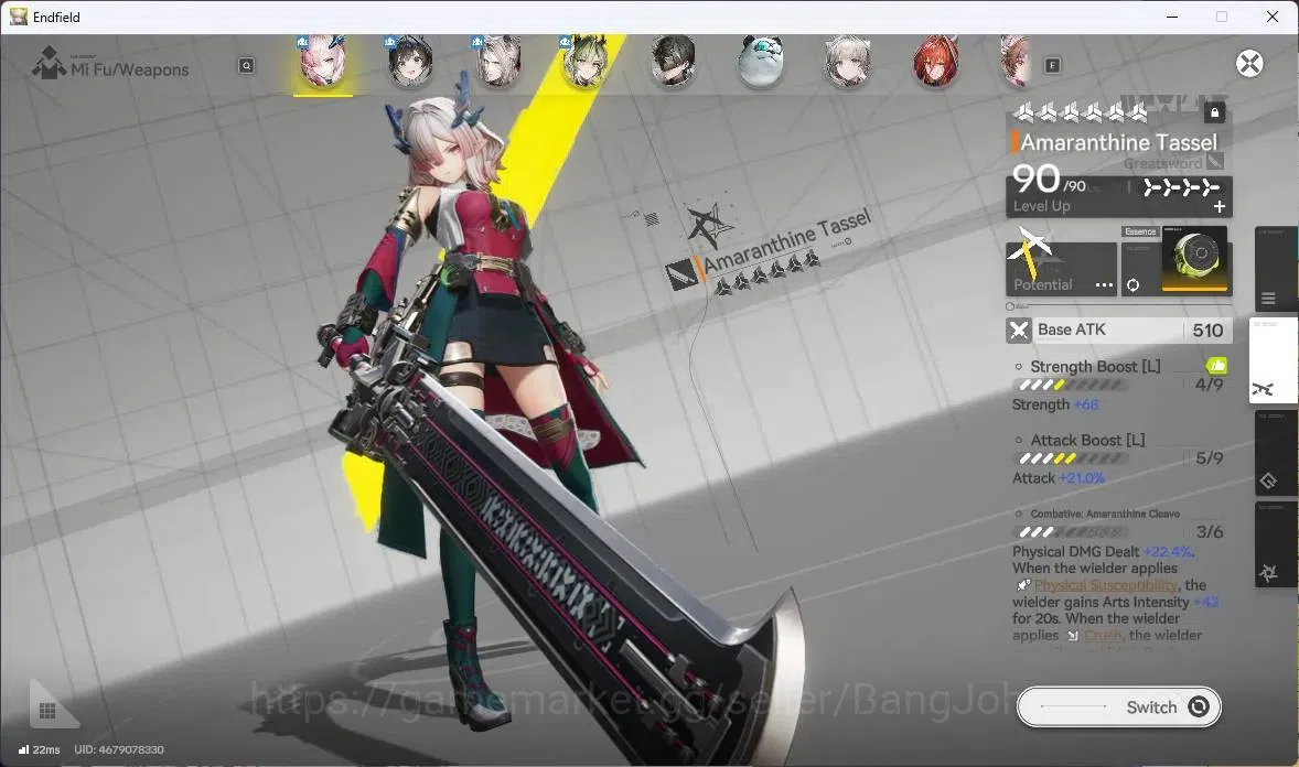 Arknights: Endfield Accounts Asia | Lv 52| 2 Limit|Mi Fu P1+Sign,Lifeng,Pograni image 3
