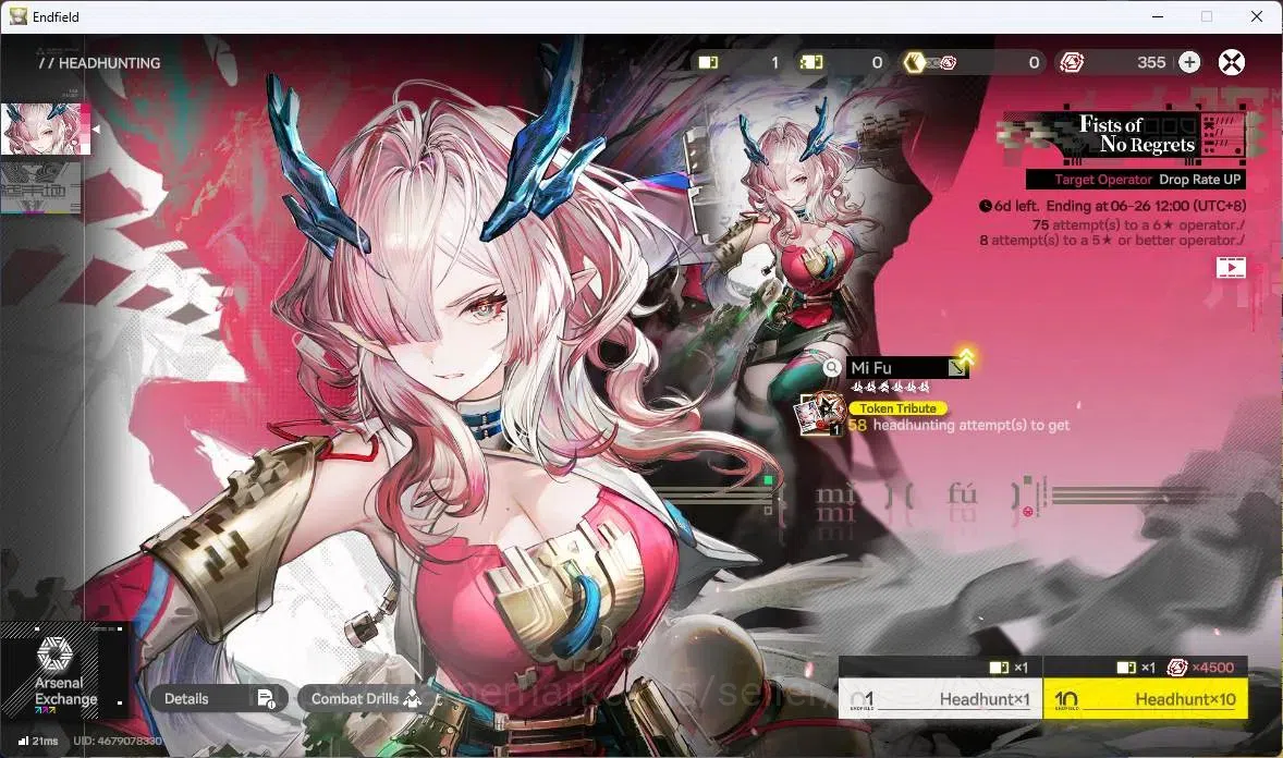Arknights: Endfield Accounts Asia | Lv 52| 2 Limit|Mi Fu P1+Sign,Lifeng,Pograni image 6