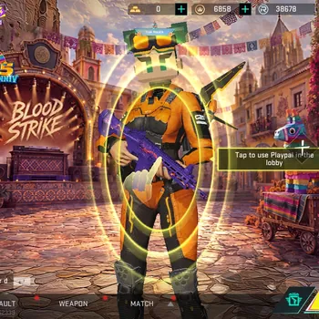 Blood Strike Accounts High-End Asia|Eternal MP7-Tidesong+Melee Staff|Collab Mr Iguana,AOT Female Titan,OPM SKS,Ethan+Many